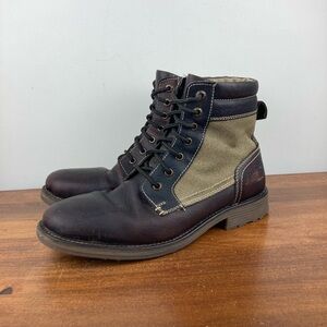 Franco Fortini Arizona Leather Lace Up Ankle Boots 354102 Men's Size 11.